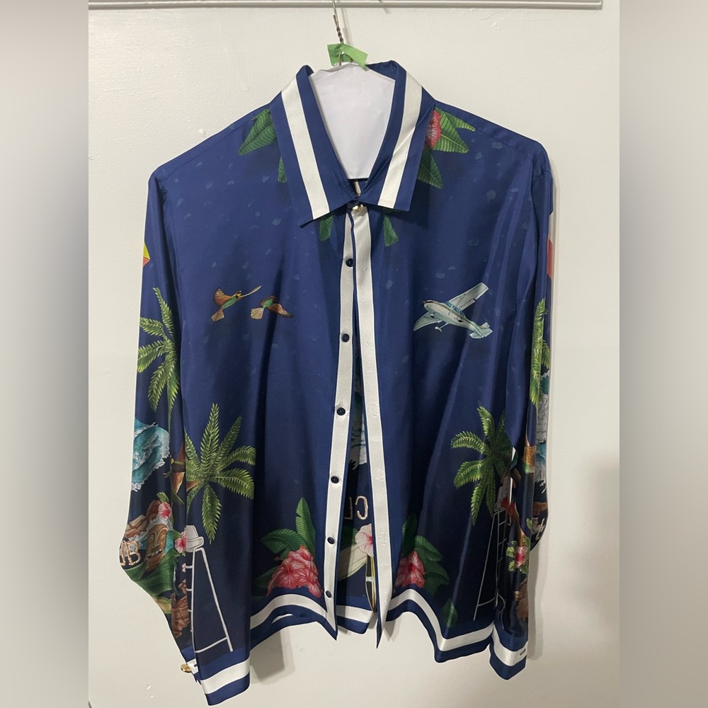 Casablanca Silk Surf Club Shirt
